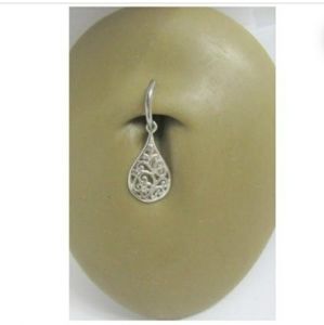 Belly Ring sterling silver